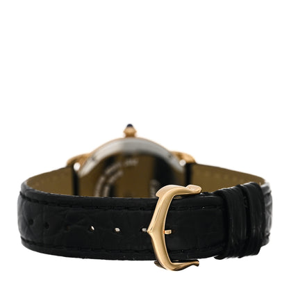 Cartier Stainless Steel 18K Yellow Gold Alligator 29mm Ronde Solo Quartz Watch 3 of 5