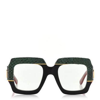 Gucci Snakeskin Acetate Square Sunglasses GG0484S Multicolor 2 of 8