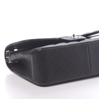 Chanel Caviar Quilted Jumbo Double Flap Black 8 of 10