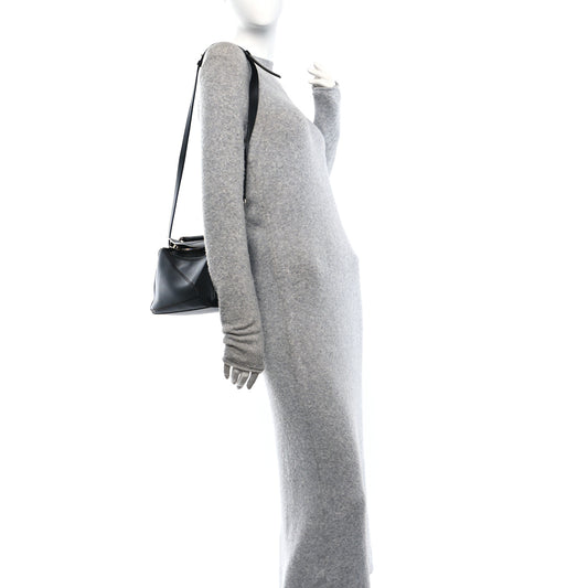 Calfskin Small Puzzle Bag Black