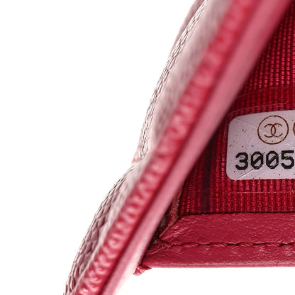 Chanel Caviar Quilted Compact Flap Wallet Pink 8 of 8