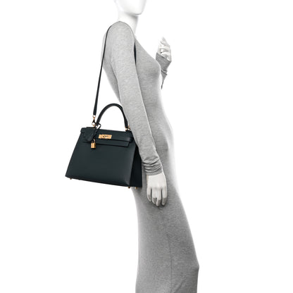 Hermes Epsom Kelly Sellier 28 Vert Cypress 2 of 13