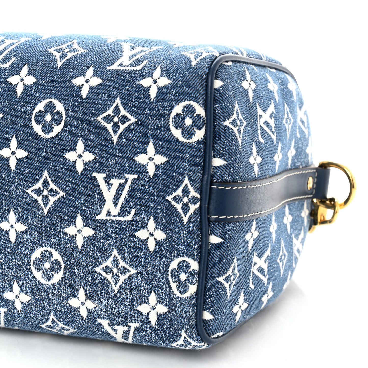 Monogram Jacquard Denim Speedy Bandouliere 25 Bleu