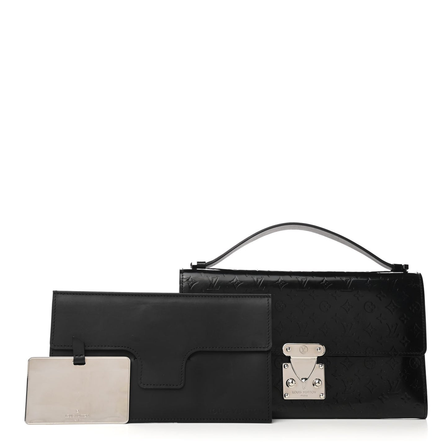 Monogram Glace Anouchka Pochette MM Black