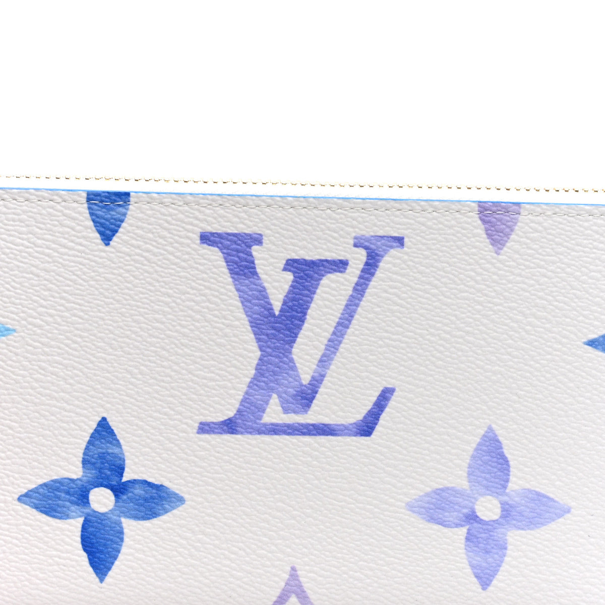 Monogram Giant By The Pool Zippy Wallet Resort Blue