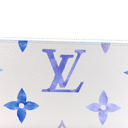Louis Vuitton Monogram Giant By The Pool Zippy Wallet Resort Blue 7 of 7