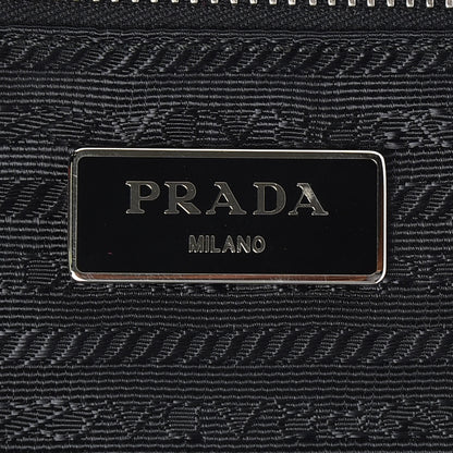 Prada Tessuto Nylon Saffiano Trolley Luggage Black 9 of 18