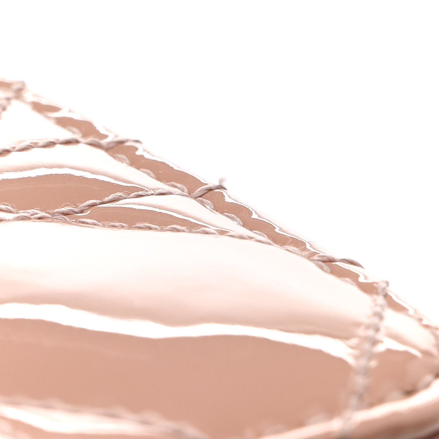 Patent Cannage Miss Dior Promenade Pouch Pink