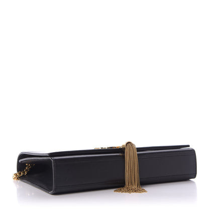 Saint Laurent Smooth Calfskin Medium Classic Monogram Kate Tassel Satchel Black 4 of 8