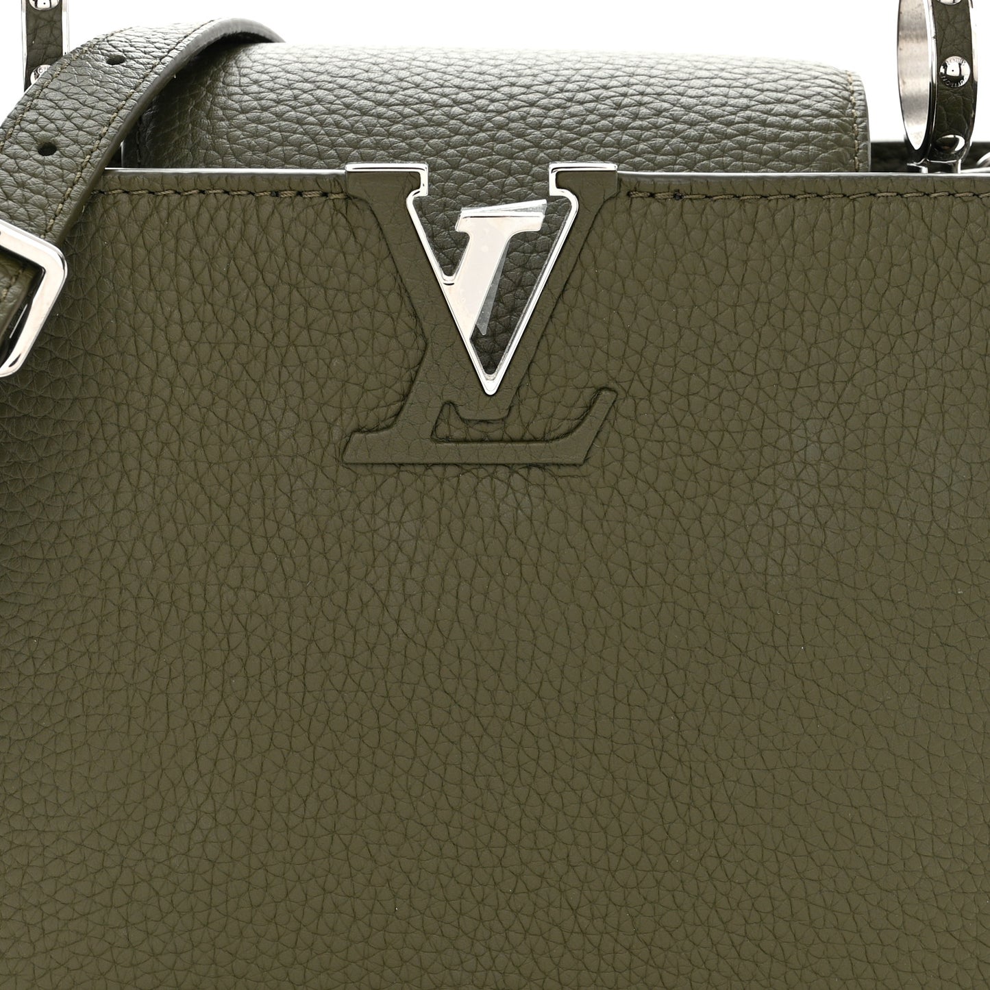 Taurillon Capucines BB Khaki