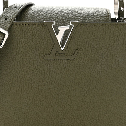 Louis Vuitton Taurillon Capucines BB Khaki 7 of 9
