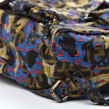 Fendi Nylon Vitello FF Print Backpack Multicolor 8 of 10