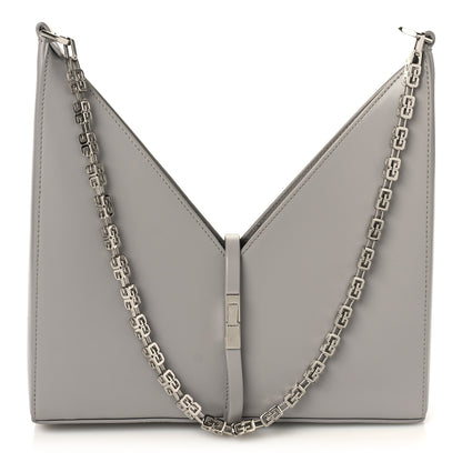 Givenchy Box Calfskin Small Cut Out Shoulder Bag Cloud Grey 3 of 9
