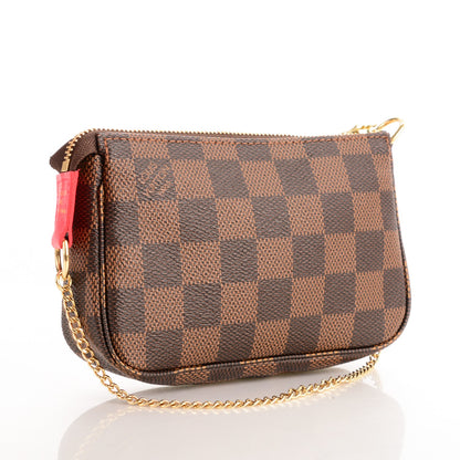 Louis Vuitton Damier Ebene 2016 Christmas Animation Mini Pochette Accessories 3 of 7