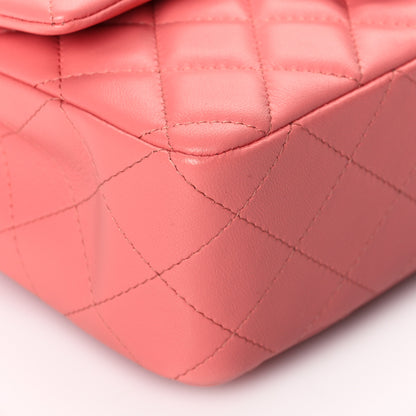 Chanel Lambskin Quilted Mini Rectangular Flap Pink 9 of 11