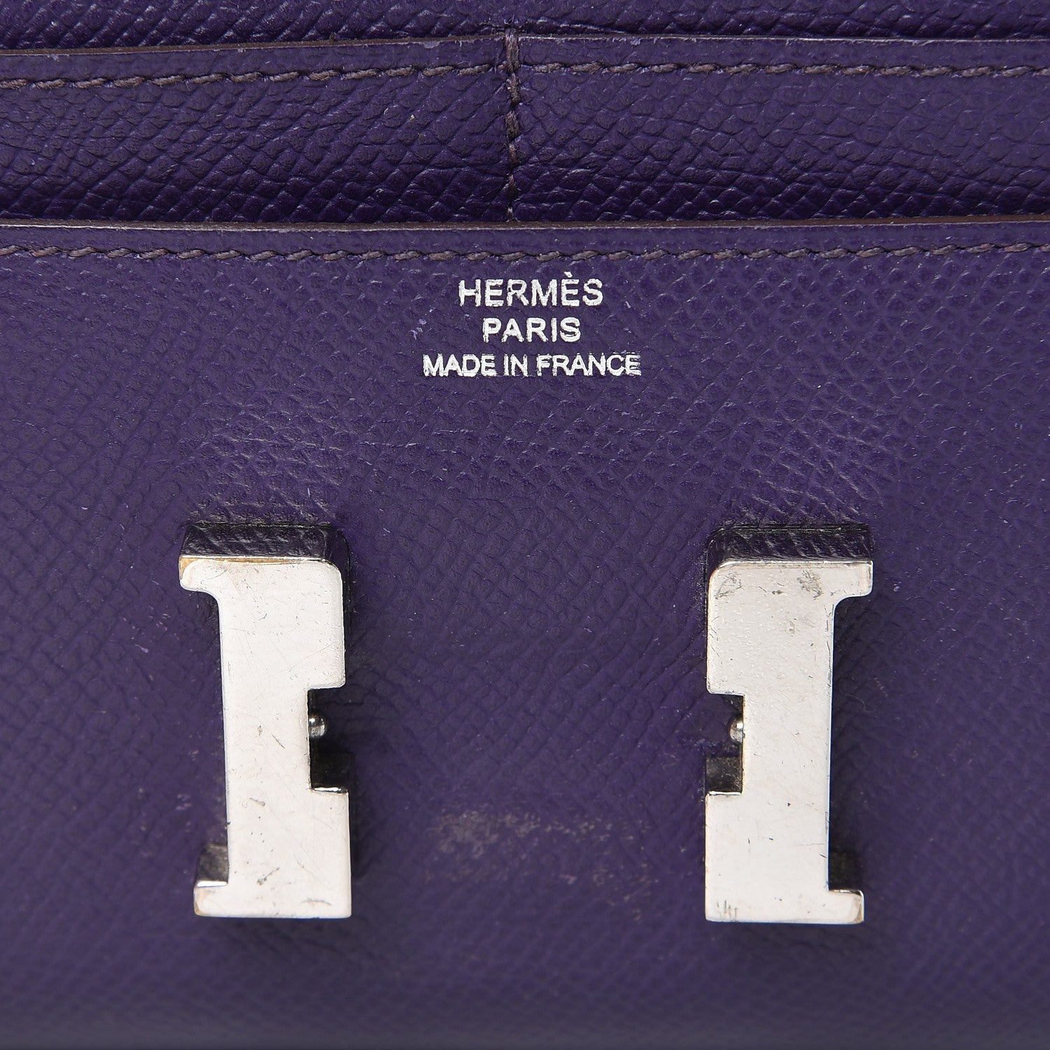 Hermes Epsom Constance Short Wallet Iris 6 of 15