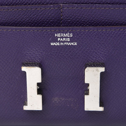 Hermes Epsom Constance Short Wallet Iris 6 of 15