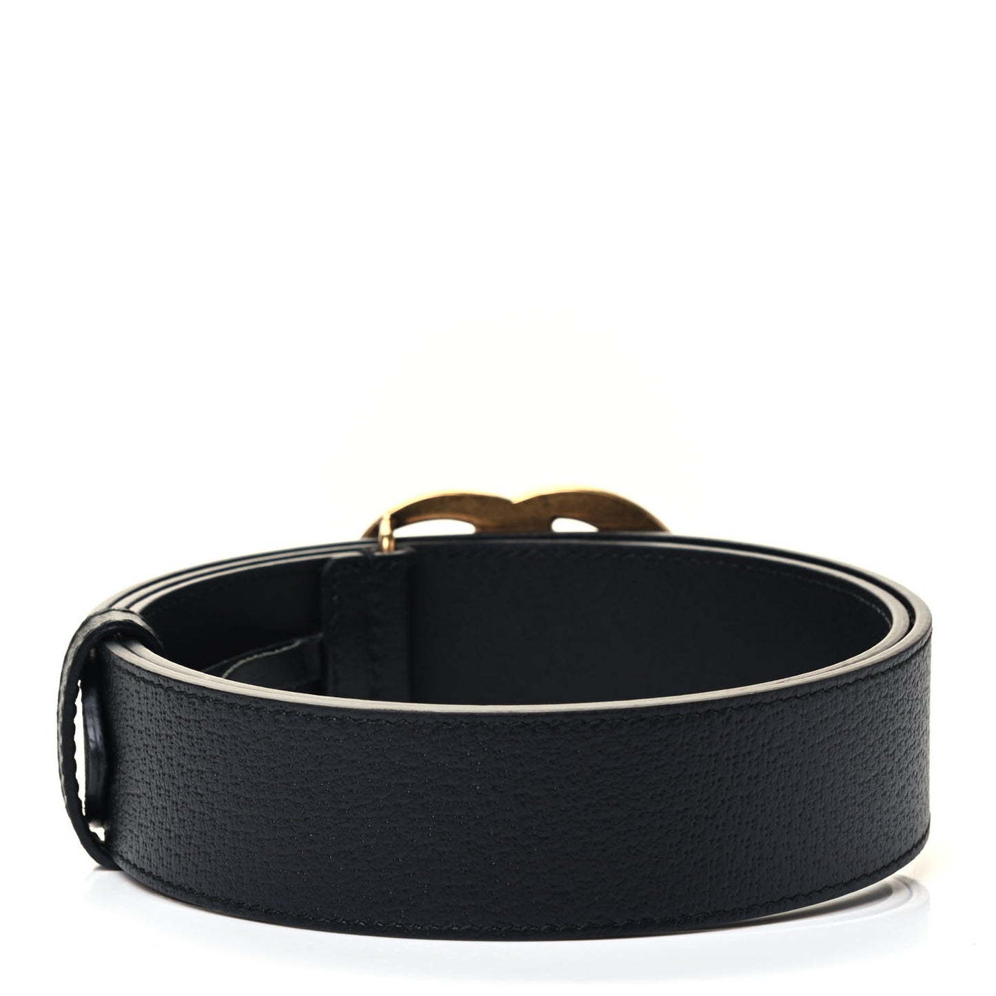 Textured Calfskin Double G 40mm Belt 85 34 Black
