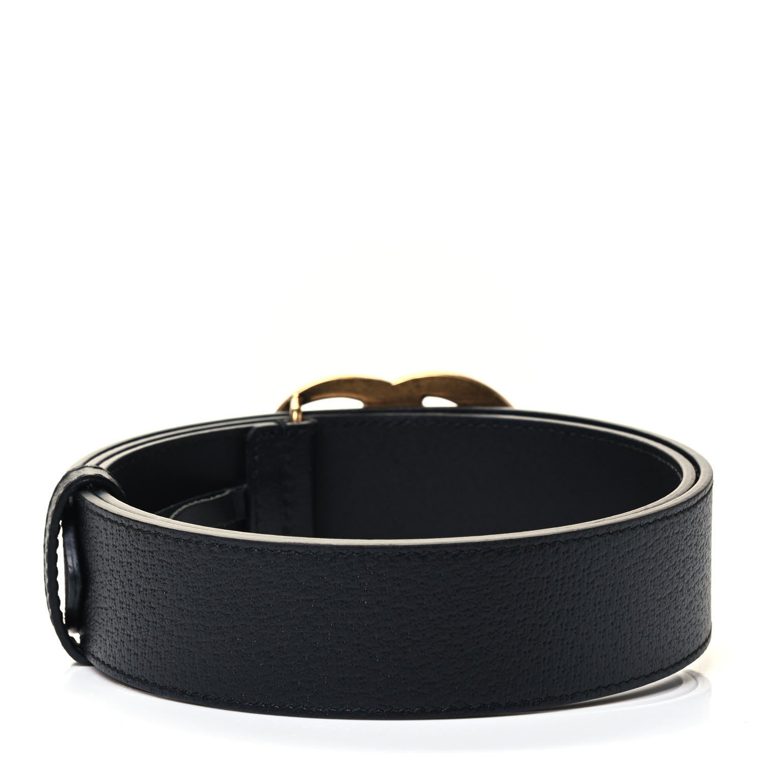 Gucci Textured Calfskin Double G 40mm Belt 85 34 Black 2 of 3