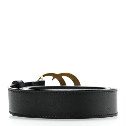 Gucci Calfskin Double G 30mm Belt 95 38 Black 2 of 6
