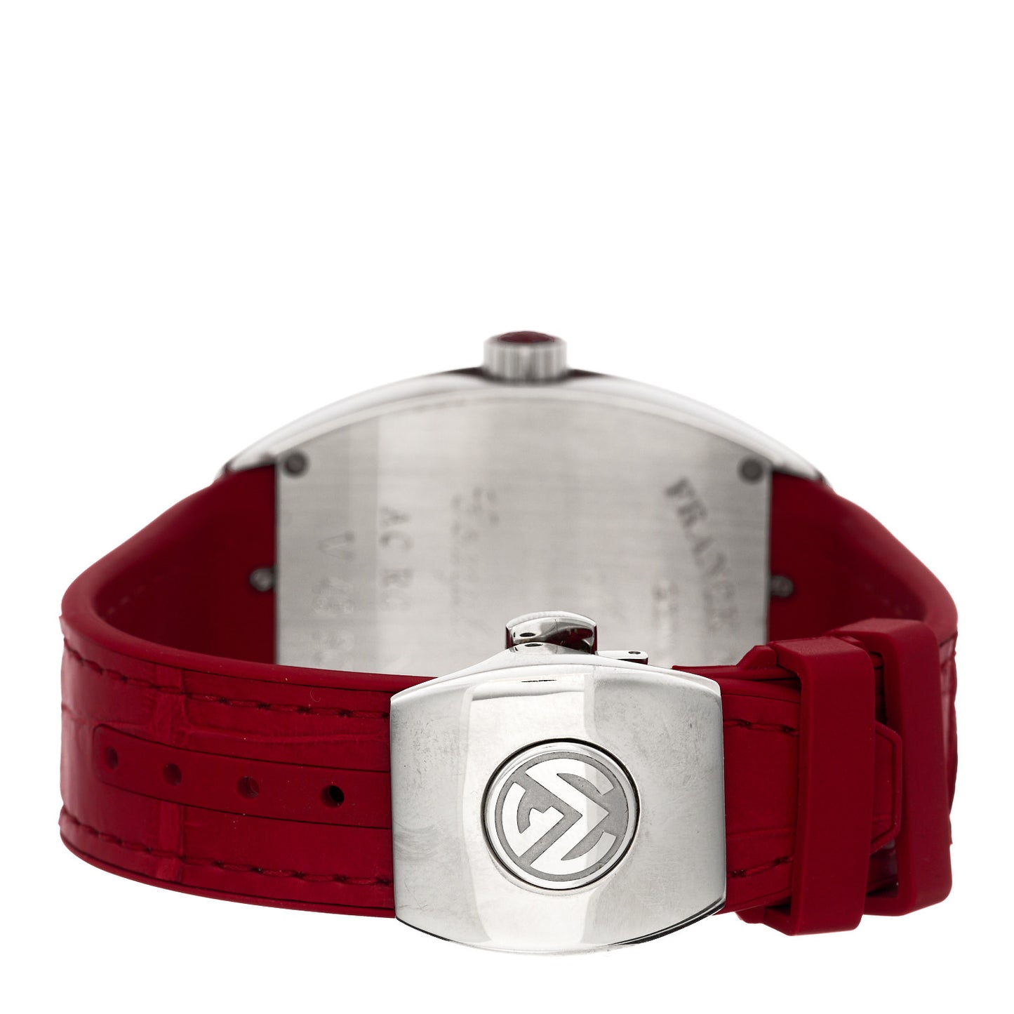 Stainless Steel Alligator 45mm Vanguard Automatic Watch Red V45SCDT