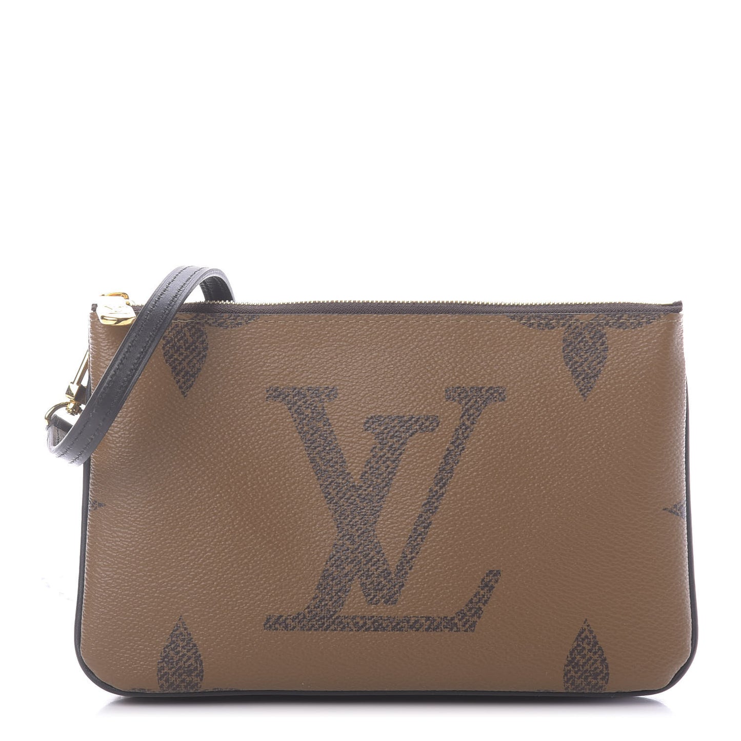 Reverse Monogram Giant Double Zip Pochette