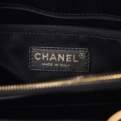 Chanel Caviar Quilted Grand Shopping Tote GST Black 6 of 11