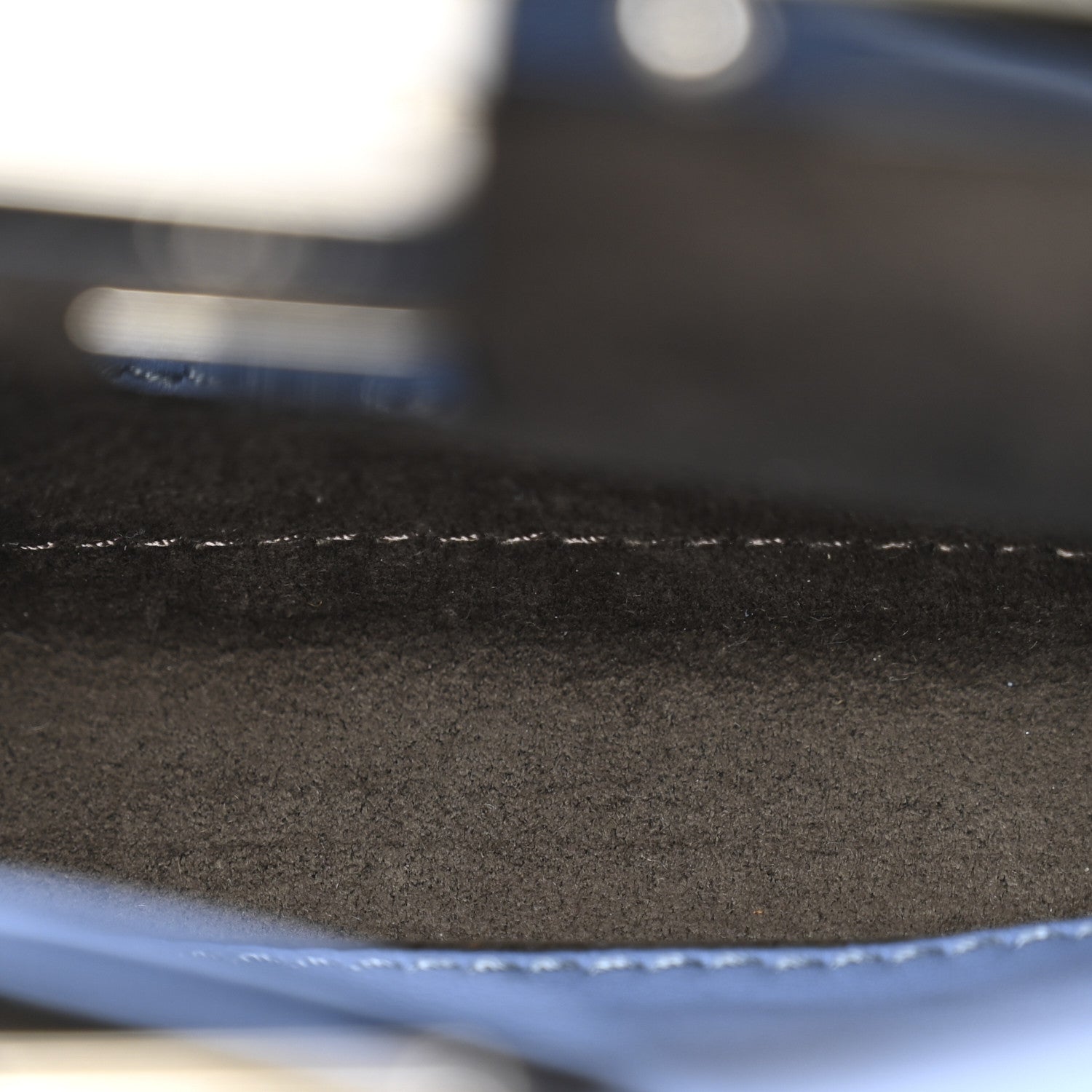 Fendi Shiny Nappa Micro Peekaboo Iconic Satchel Nebula 9 of 19