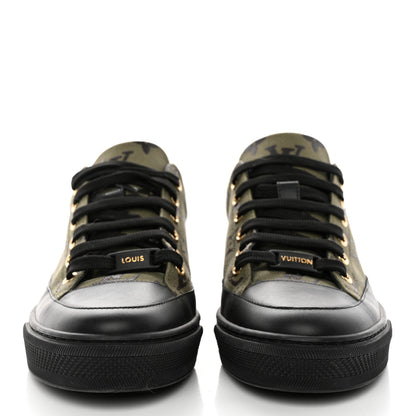 Louis Vuitton Monogram Calfskin Stellar Sneakers 36 Khaki 2 of 10