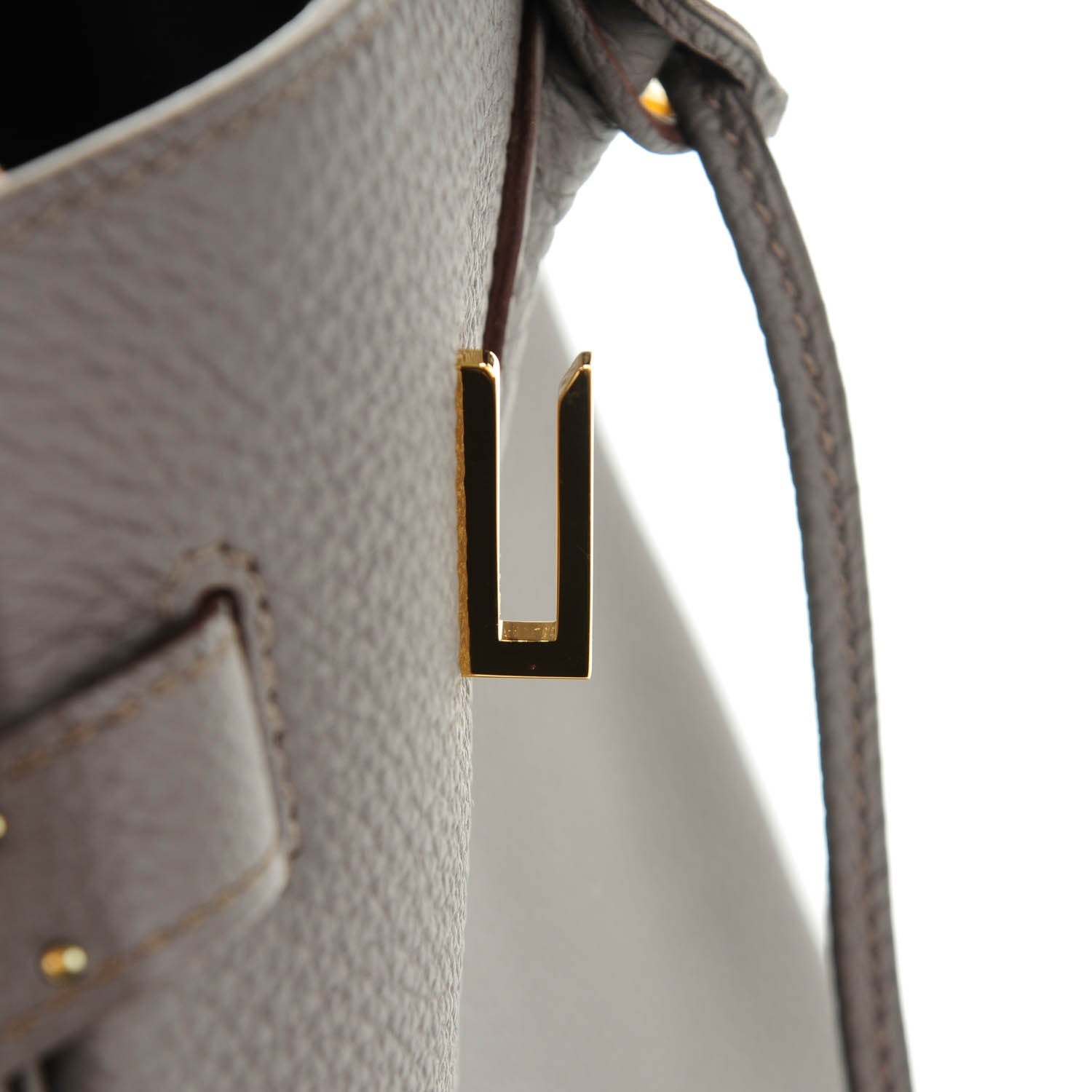 Hermes Togo Birkin 35 Etain 17 of 22