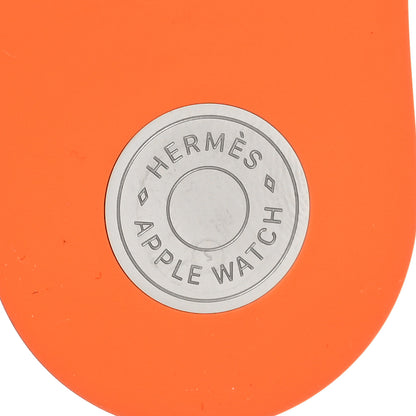 Hermes Silicone 44mm Apple Sports Watch Single Tour Band M/L Orange 3 of 5