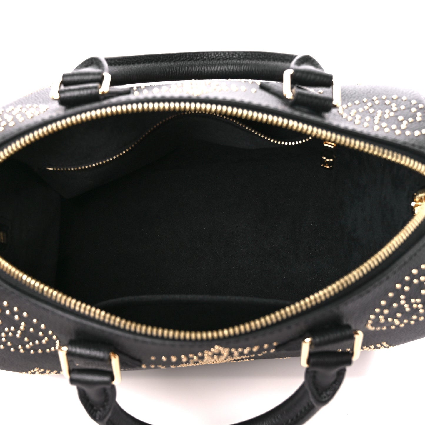 Empreinte Monogram Giant Studded Speedy Bandouliere 25 Black