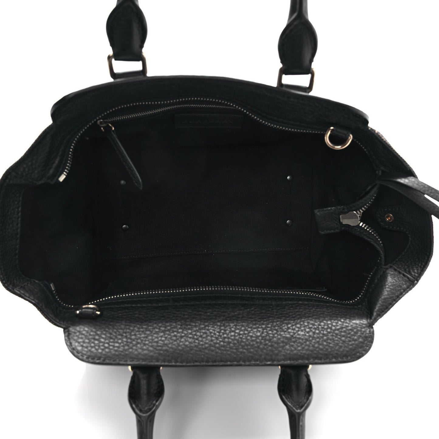 Mega Check Grained Calfskin Medium Harcourt Satchel Black