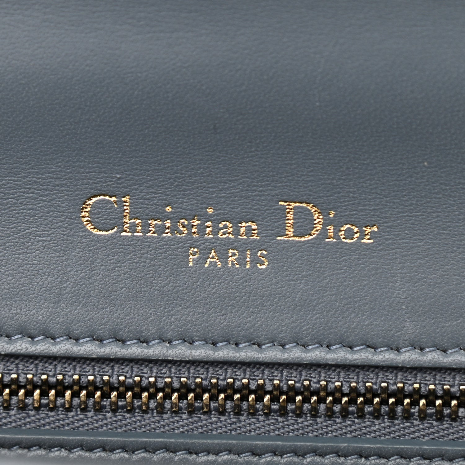 Christian Dior Calfskin Studded Small Diorama Flap Bag Grey 6 of 13
