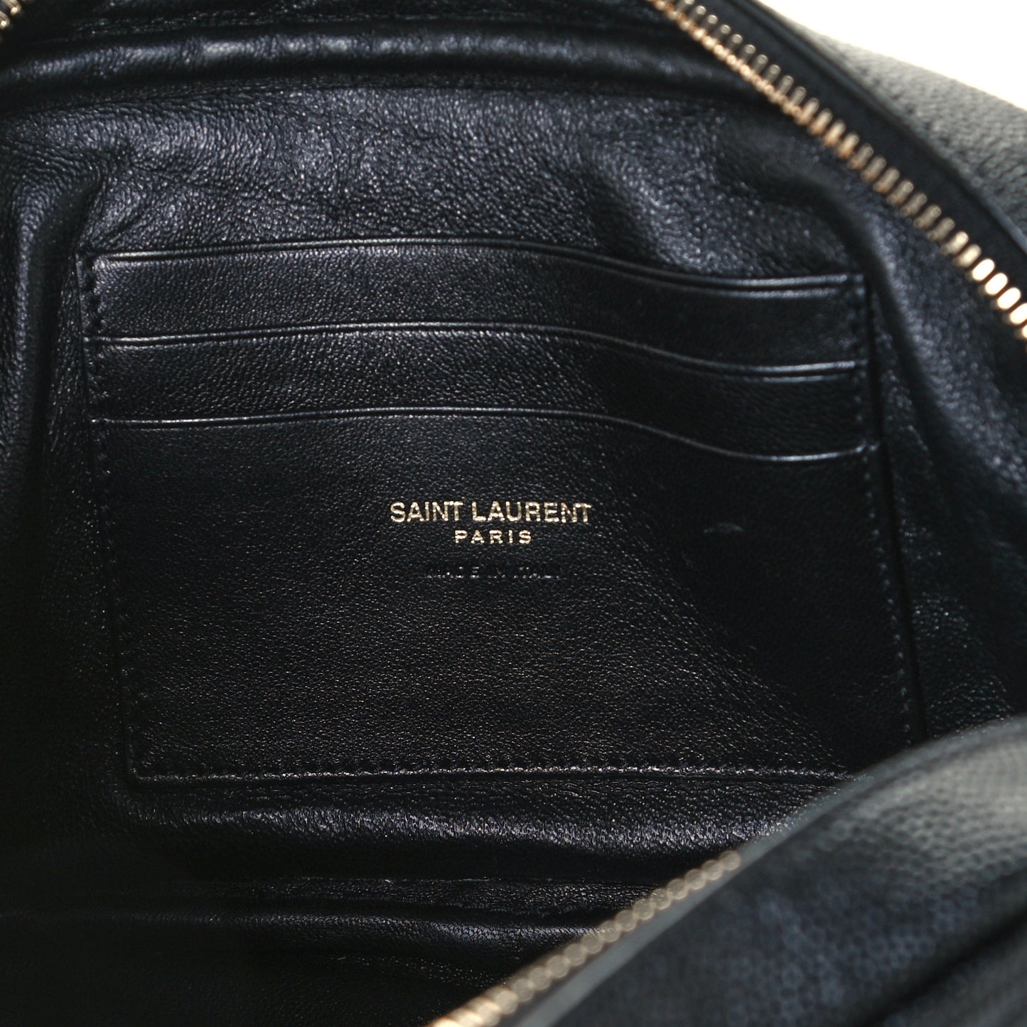 Grain De Poudre Matelasse Monogram Mini Lou Camera Bag Black