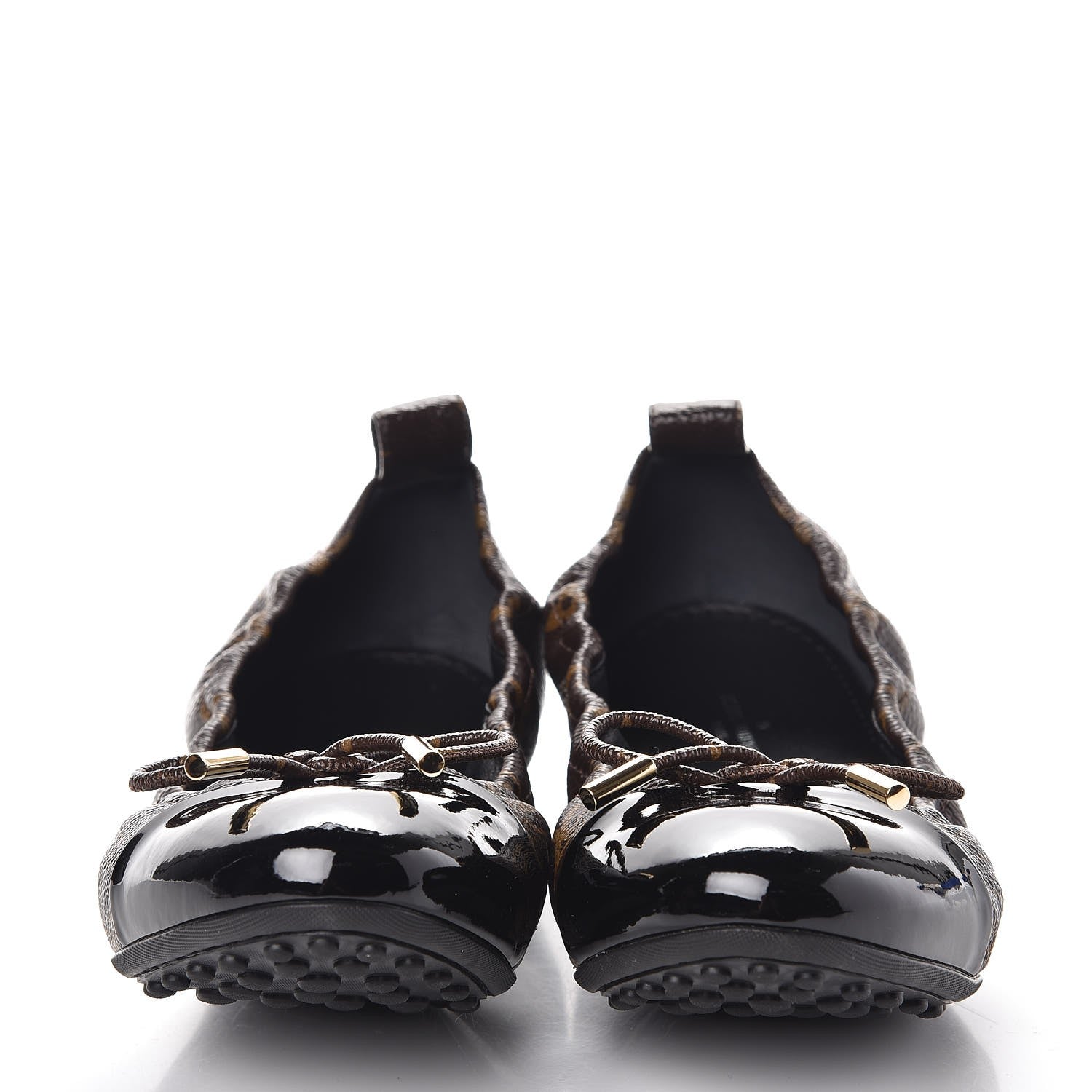 Louis Vuitton Monogram Flirty Ballerina Flats 39 Black 2 of 9