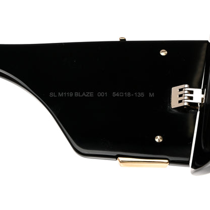 Saint Laurent Acetate Blaze Sunglasses SL M119 Black 5 of 7