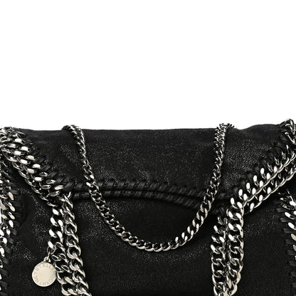 Stella McCartney Shaggy Deer Mini Falabella Fold Over Tote Black 11 of 11