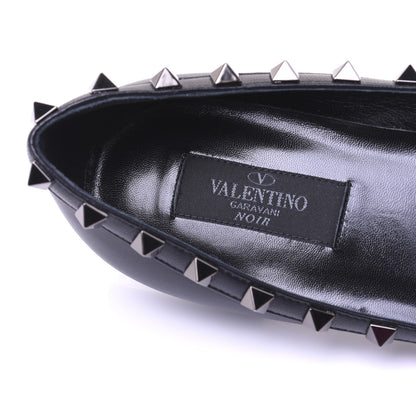 Valentino Garavani Nappa Rockstud Ballerina Flats 37 Black 10 of 13