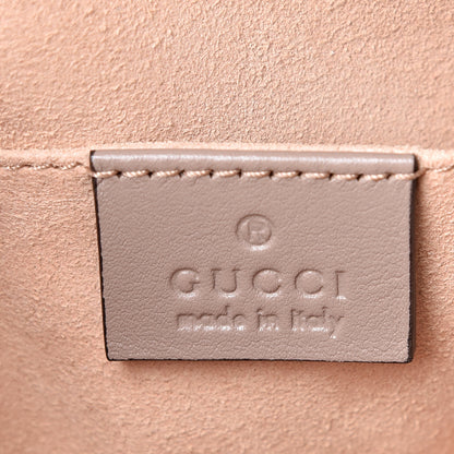 Gucci Calfskin Matelasse GG Marmont Belt Bag 85 34 Porcelain Rose 5 of 12