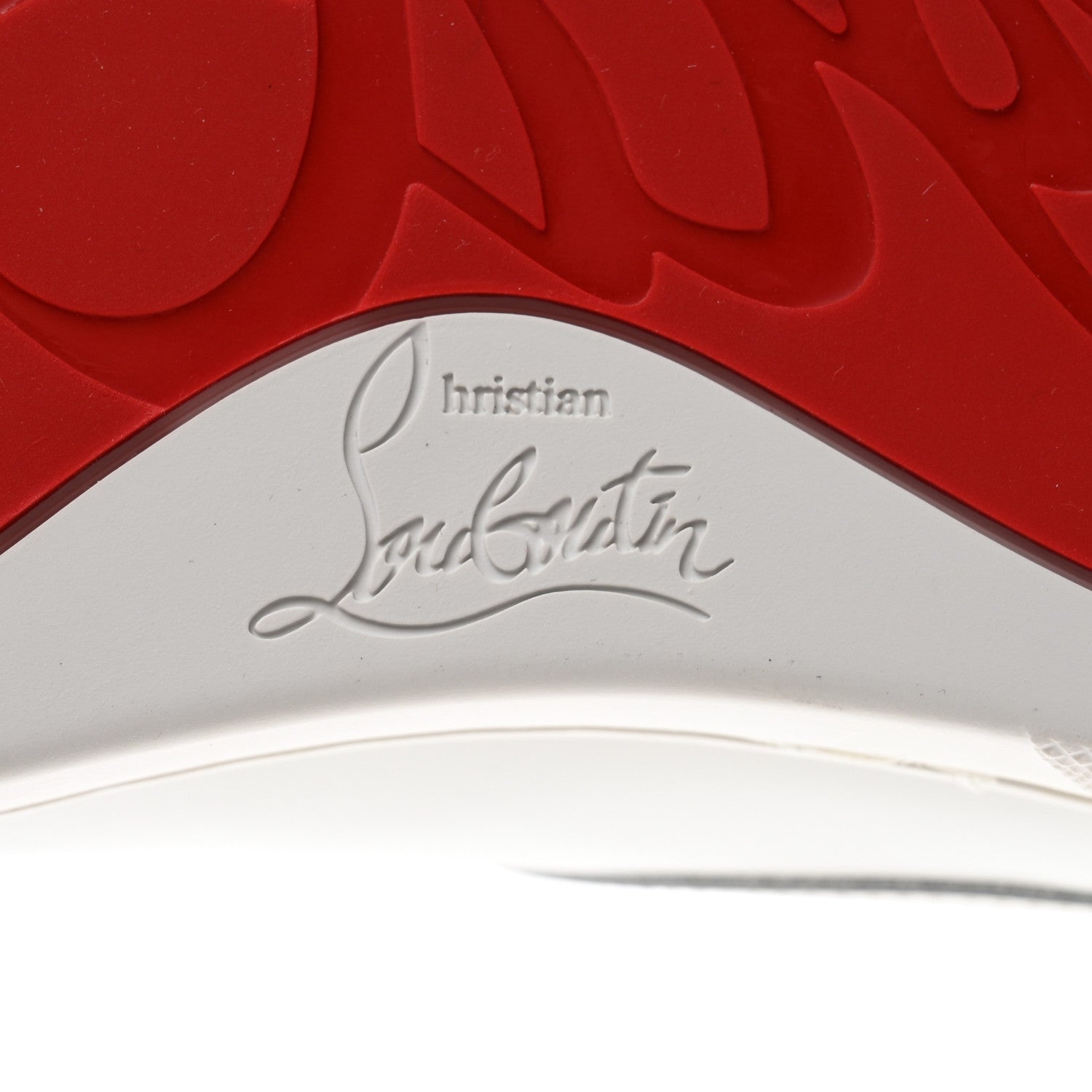 Christian Louboutin Calfskin Elo Loubi Flat Sneakers 39.5 White 8 of 9