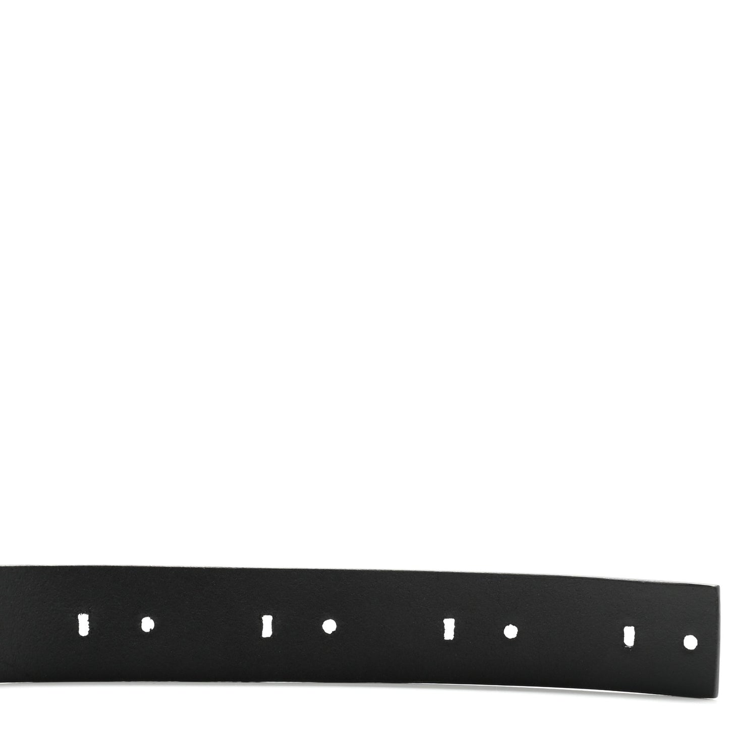 X FENDI Calfskin Fendace Logo Belt 100 40 Black