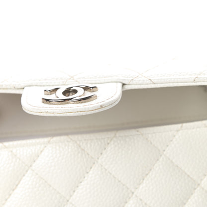 Chanel Caviar Quilted Mini Square Flap White 14 of 18