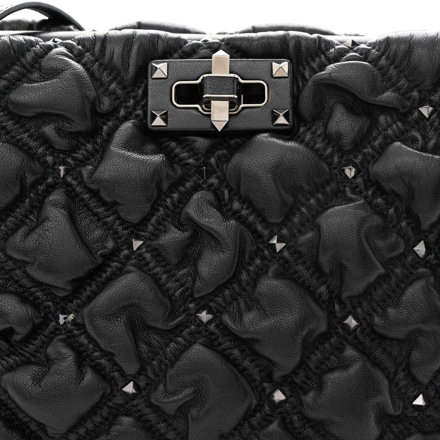 Nappa Spikeme Clutch Black