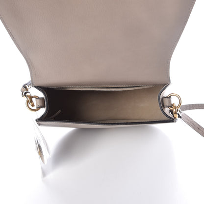 Chloe Calfskin Suede Medium Nile Bracelet Bag Motty Grey 5 of 8