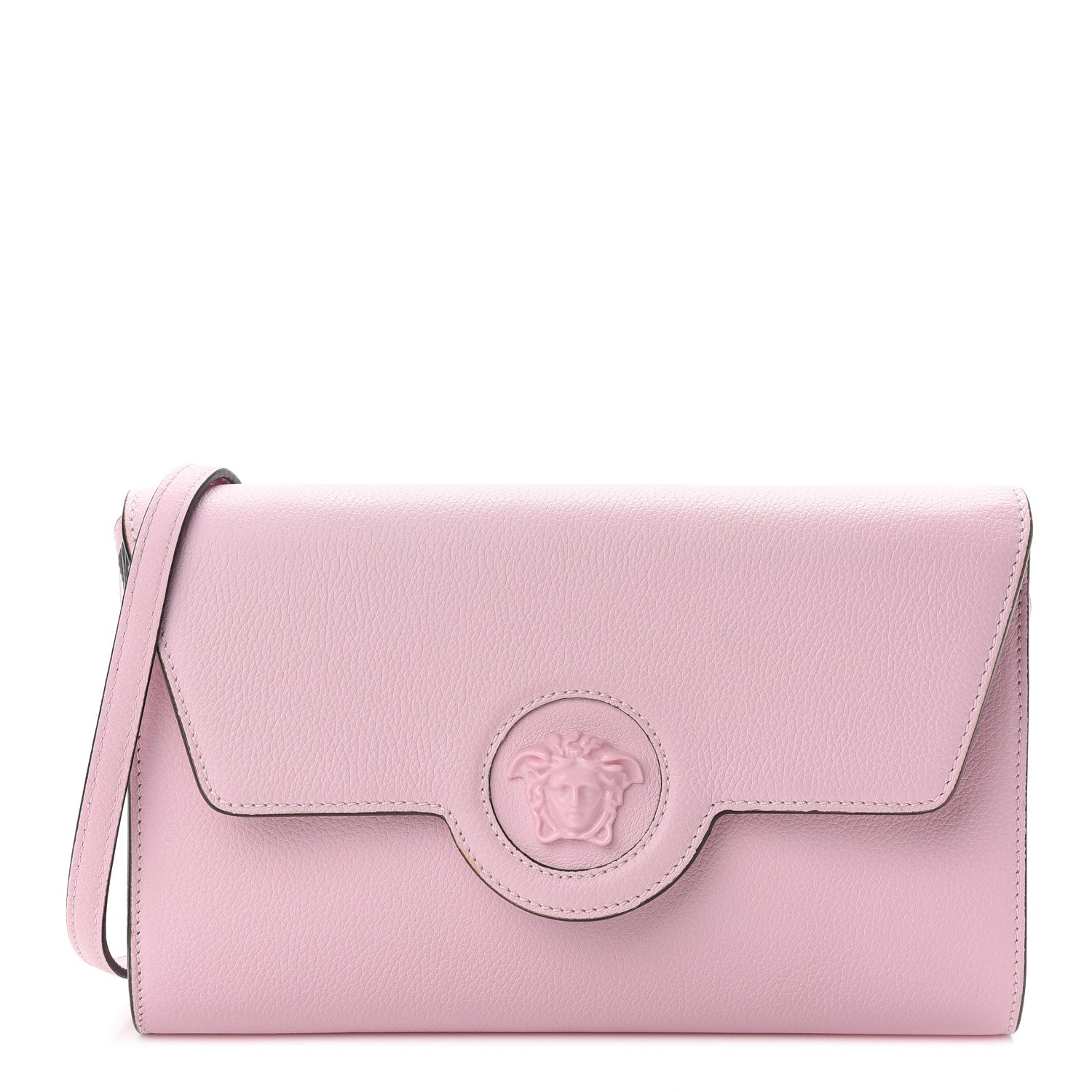 Versace Vitello Medusa Clutch Bag Pink 1 of 8