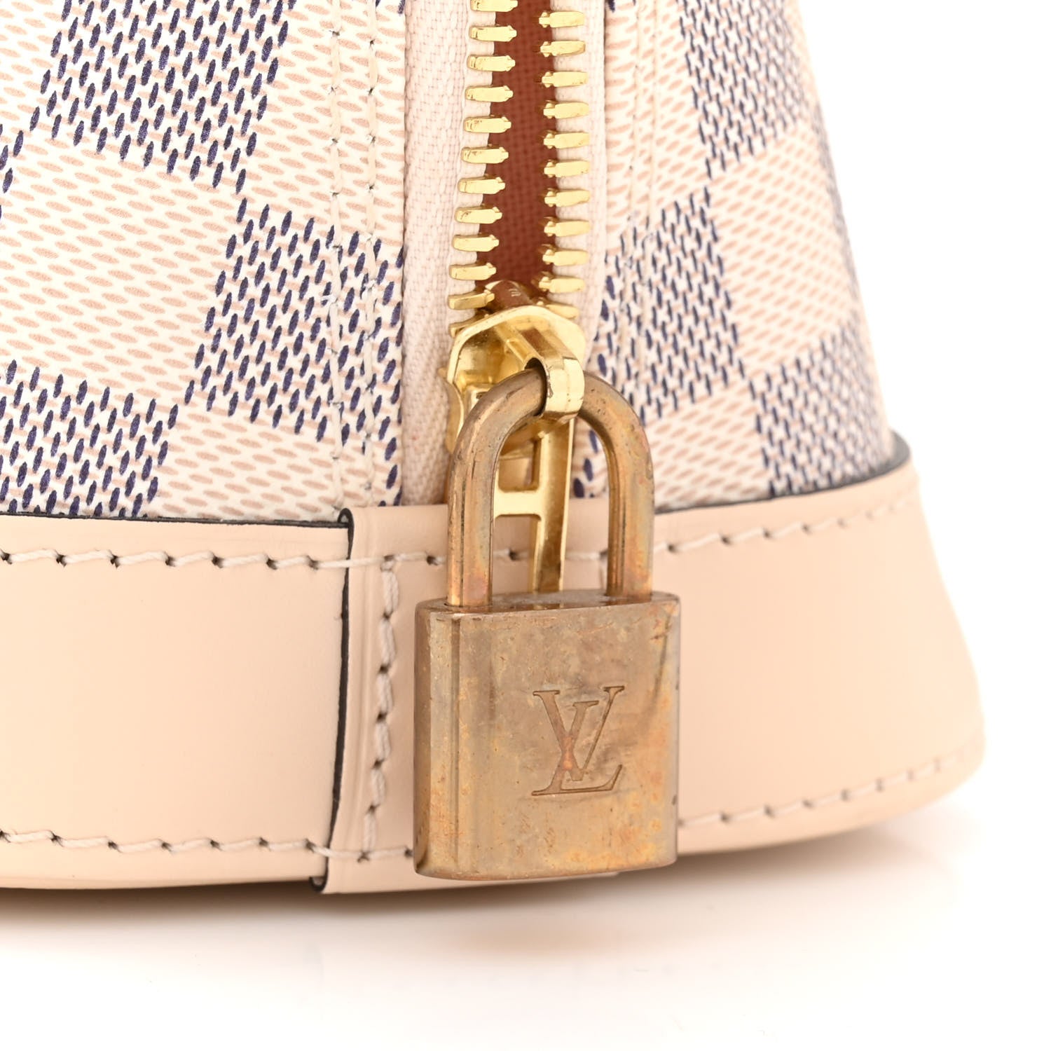 Louis Vuitton Damier Azur Braided Alma BB 12 of 12