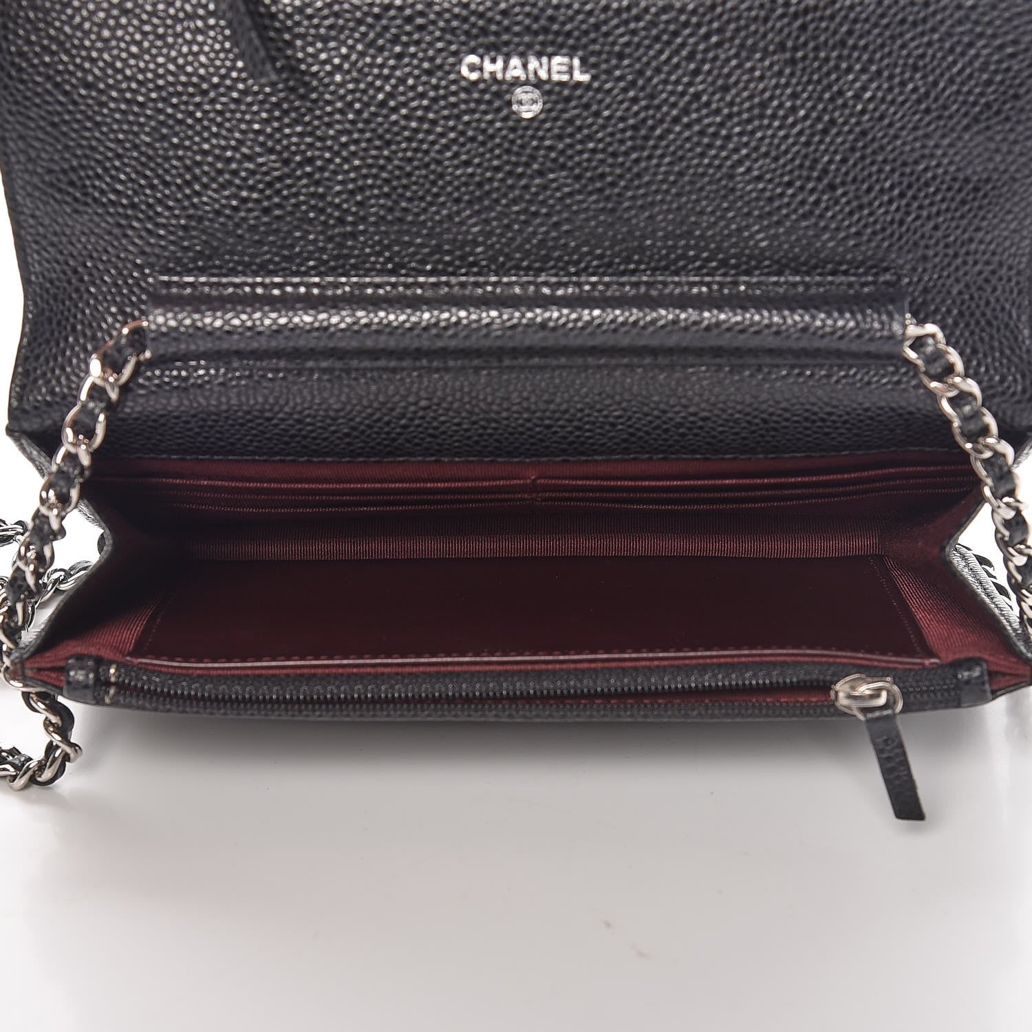 Chanel Caviar Quilted Wallet On Chain WOC Black 5 of 8