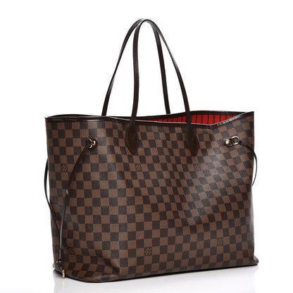 Louis Vuitton Damier Ebene Neverfull GM 3 of 18