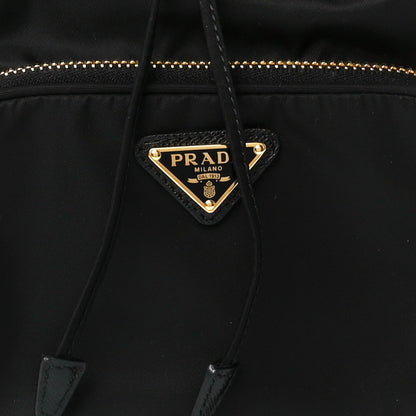 Prada Re-Nylon Duet Drawstring Shoulder Bag Black 10 of 13
